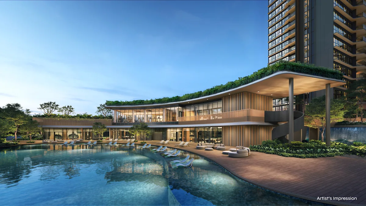 Thomson Reserve pool and grounds, artist’s impression